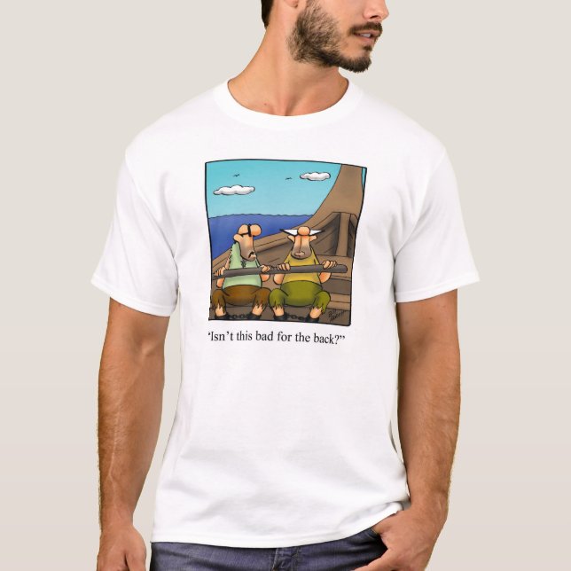 Funny Rowing Humour Tee Shirt (Front)