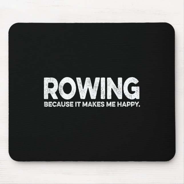 Funny Rowing Quote Gift For Rowing Coach Dad Love  Mouse Mat (Front)