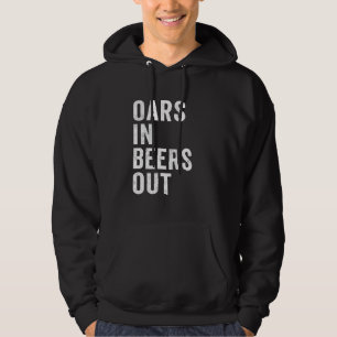 Funny Rowing Shirt Oars in Beers Out Rower Beer Lo