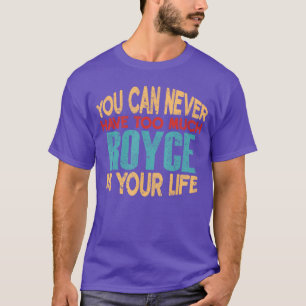 Funny Royce Personalizedshirt First Name Joke Item T-Shirt