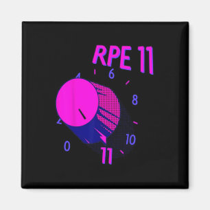 Funny Rpe 11 Weightlifting Bodybuilding Fitness Gy Magnet