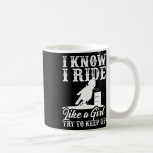 Funny Rrel Racing Gift For Women Girls Horse Racer Coffee Mug