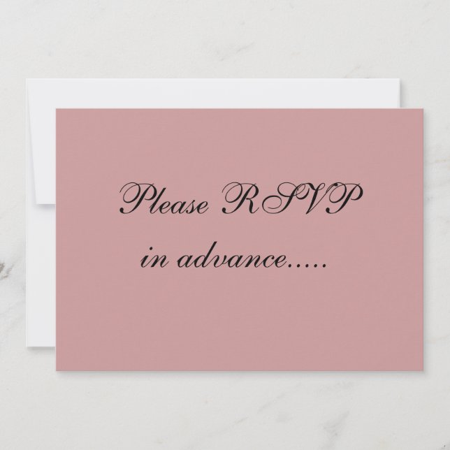 Funny RSVP invites (Front)
