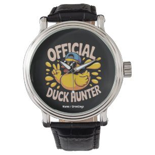 Funny Rubber Duck Hunting Cruise Squad Laughs Watch