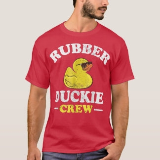 Funny Rubber Duck Yellow Duckie Crew Bath Ducks Du T-Shirt