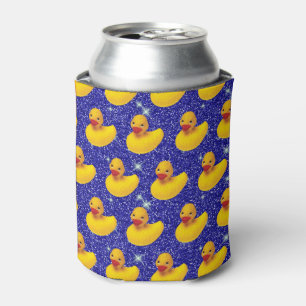 Funny Rubber Ducks Yellow Duckie Farm Animal Lover Can Cooler