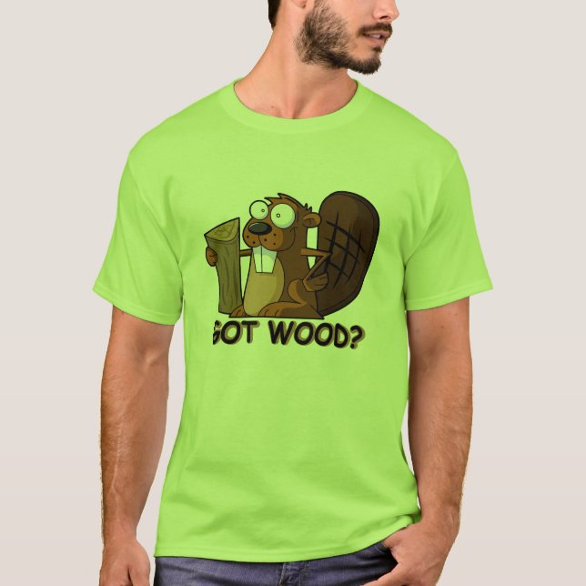 Funny,rude beaver T-Shirt (Front)