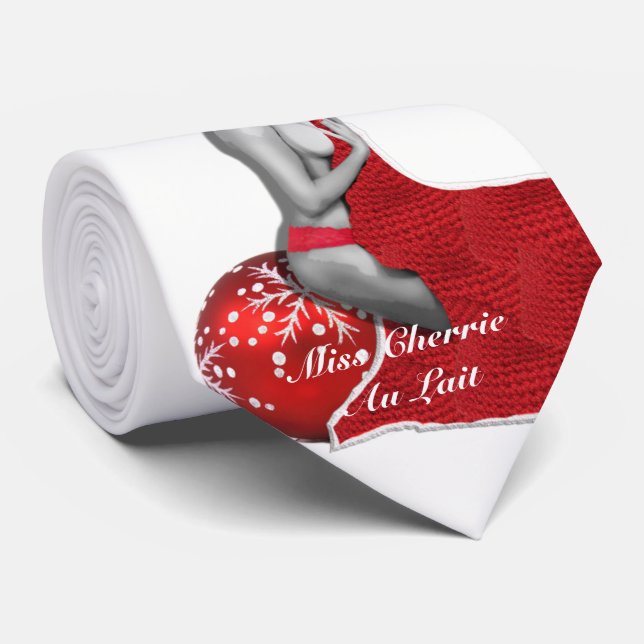 Funny Rude Risqué Adult Joke Novelty Christmas Tie (Rolled)