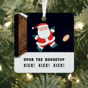 Funny Rugby Collectable Ceramic Ornament