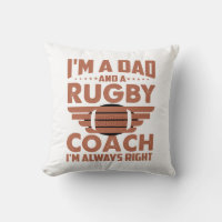 Funny Rugby Dad and Rugby Coach
