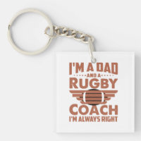 Funny Rugby Dad and Rugby Coach