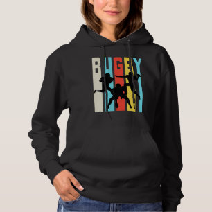 Funny Rugby Player Sports Hoodie