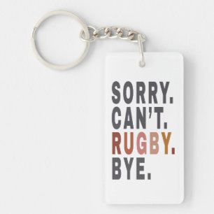 Funny Rugby Weekender ,for Rugby Mum,Gift Idea for Key Ring
