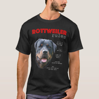 Funny Rules For The Owner Of A Rottweiler T-Shirt