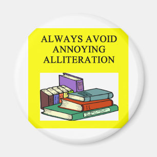 funny rules for writers magnet