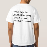 Funny Run Faster Shirt for Runners or Races