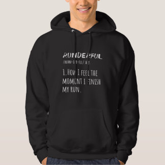 Funny Runner Quote Gift Idea Runderful V0Efp Hoodie