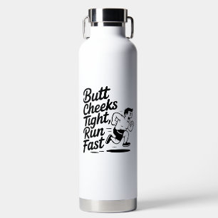 Funny Runner Sports Flask  Water Bottle