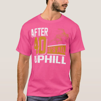 Funny Running 40 Years Old 40Th Birthday T-Shirt