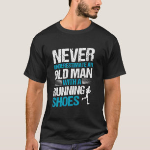 Funny Running Art For Men Marathon Runner T-Shirt
