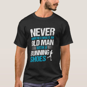 Funny Running Art For Men Marathon Runner T-Shirt