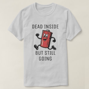 Funny Running Battery T-Shirt