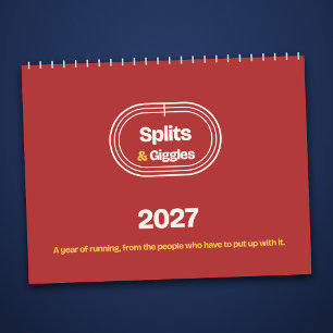 Funny Running Calendar 2027 for Runners