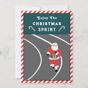 Funny Running Christmas Cards