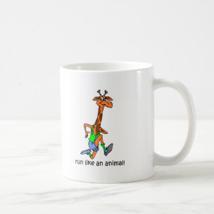 Funny running coffee mug