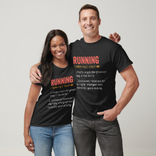 Funny Running Definition T-Shirt