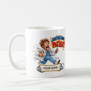 Funny Running Doctor Personalised Name Gift Coffee Mug