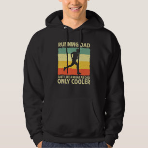 Funny Running For Men Dad Marathon Runner Coach Ma Hoodie