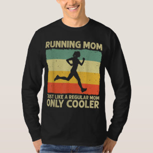 Funny Running For Women Mum Marathoner Runner Coac T-Shirt