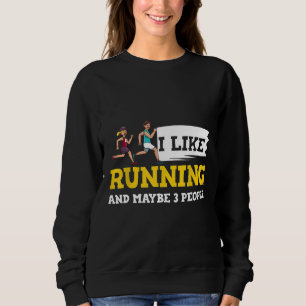 Funny Running Gift Half Marathon Ultra Runner Run Sweatshirt