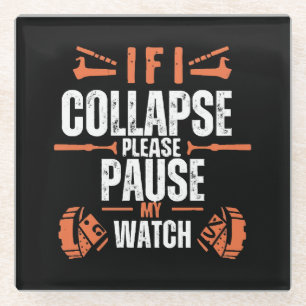 Funny-running Glass Coaster