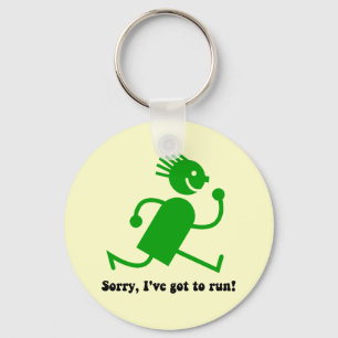 Funny running key ring