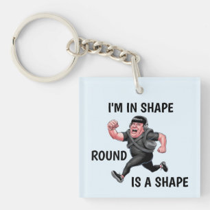 Funny Running Man Key Ring