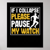 Funny running marathon When I collapse