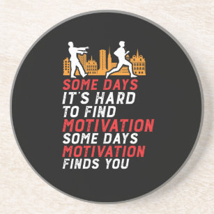 Funny Running Motivation To Run Chased By Zombies Coaster