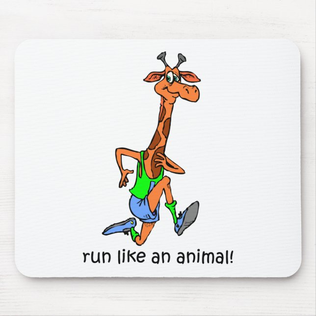 Funny running mouse mat (Front)