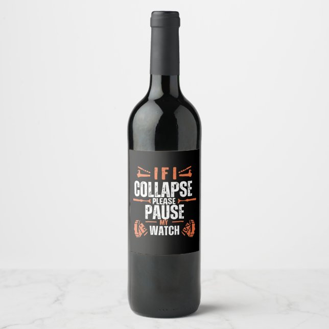 Funny-running Wine Label (Front)