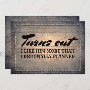 Funny Rustic Bridesmaid / Maid of Honour Proposal Invitation