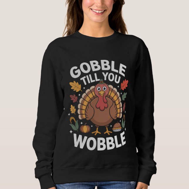 Funny Rustic Farmhouse Thanksgiving Sweatshirt (Front)