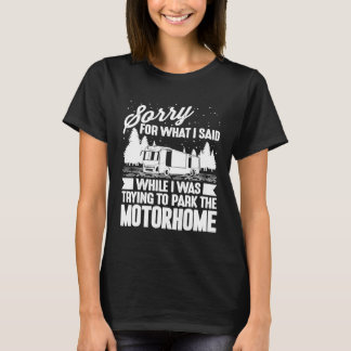 Funny Rv Camping Men Women Camp Parking Motorhome T-Shirt