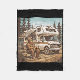 Funny Rv Camping Shirt For Men Women Rv Camper Fleece Blanket
