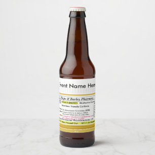 Funny RX Beer Label