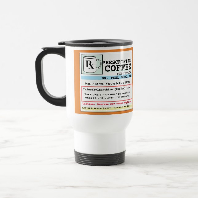 Funny RX Coffee Mug (Left)