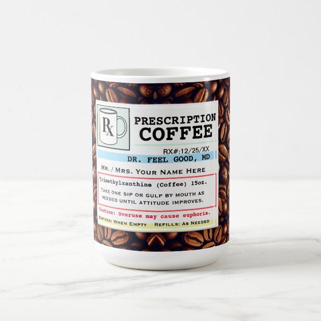 Funny RX Coffee Mug (Center)