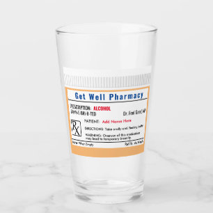 Funny RX Prescription Shot Glass