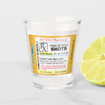 Funny RX Prescription Shot Glass<br><div class="desc">Customise this funny prescription strength shot artwork to create a unique gift they will love.</div>